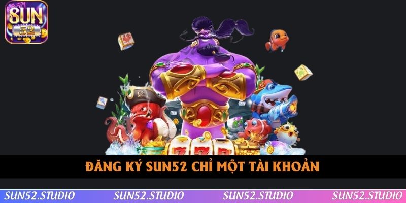 Chú ý chỉ được tạo một tài khoản duy nhất